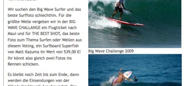 Sport2 berichtet stellt Juroren vom MikeJuckerHawaii Big Wave Challenge für Amateure vor
