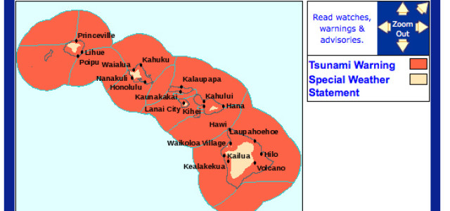 Hawai’i Tsunami Warnung